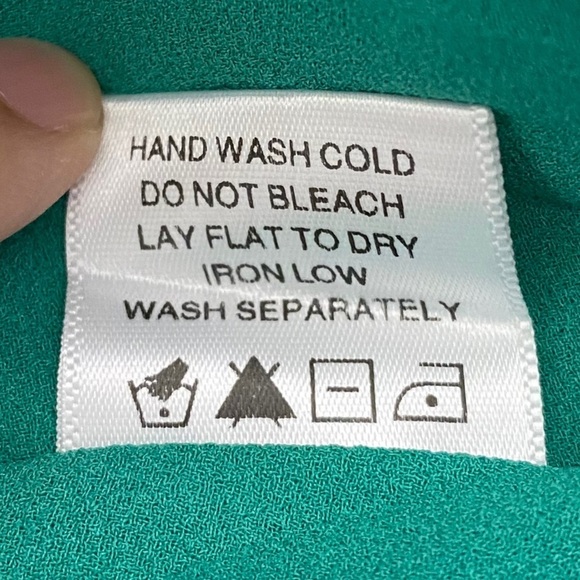 Lovers + Friends Evergreen Gown Draped Ruched Asymmetric Ruffled Medium - Picture 5 of 16